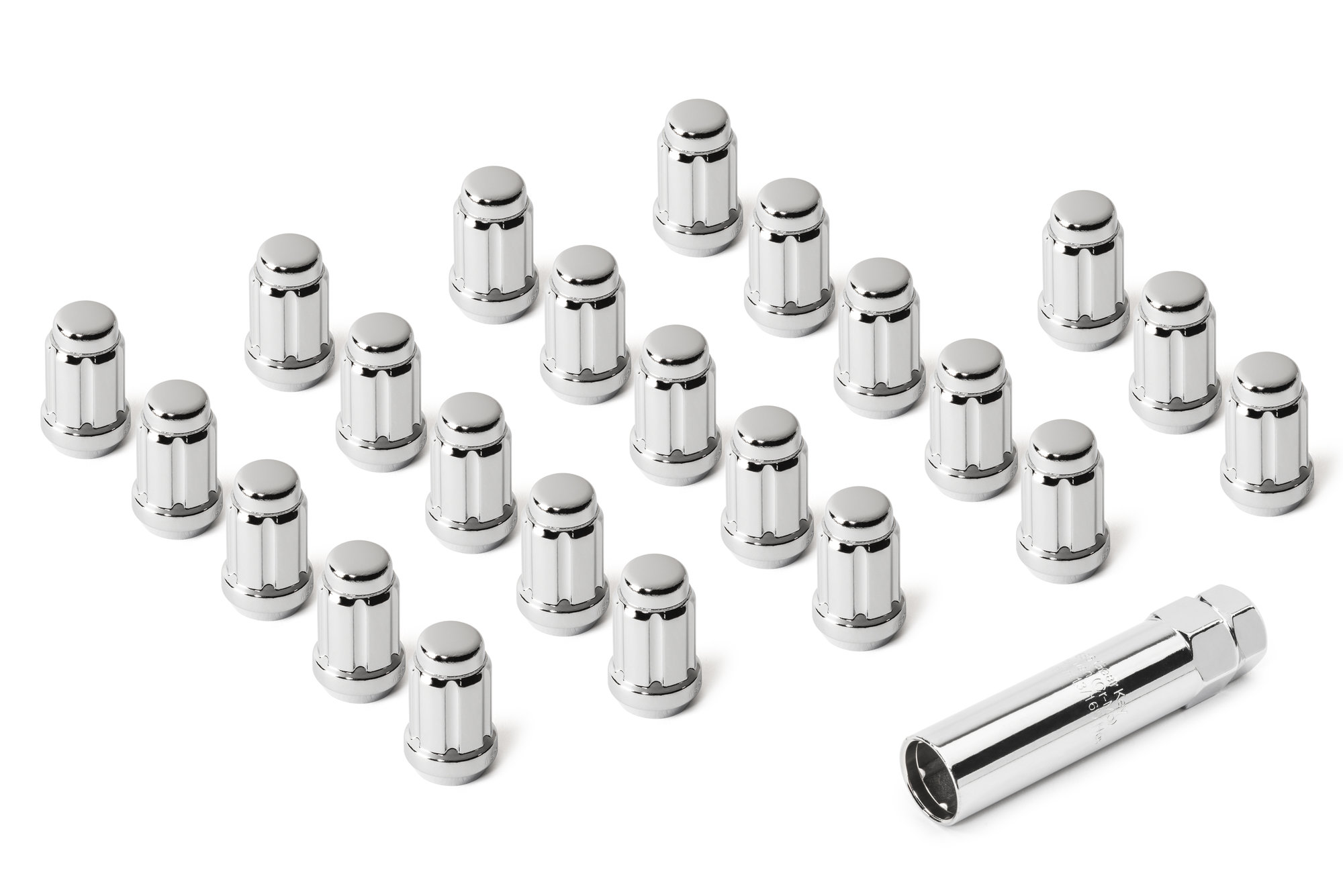 Chrome wheel lug sale nuts